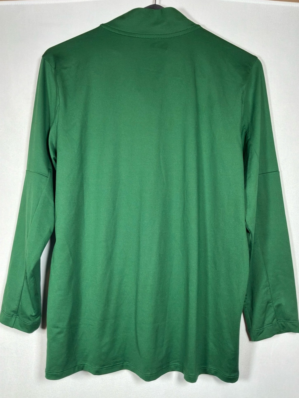Nike Women’s Running Green 1/4 Zip Long Sleeve Athletic Pullover sz M - Picture 3 of 7